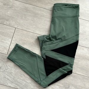 JESSICA SIMPSON Workout Athleisure Yoga Tights Legging Mesh Full Length, Size L